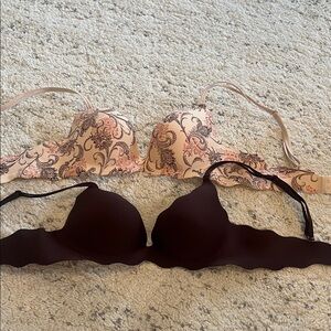 Victoria’s Secret - secret embrace push up bras 34B bundle of 2 bras